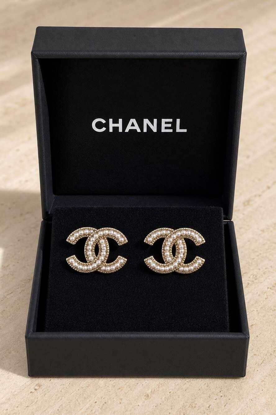CHANEL Classic Parisian Earrings Style 31 | New with Box - Picture 1 of 9